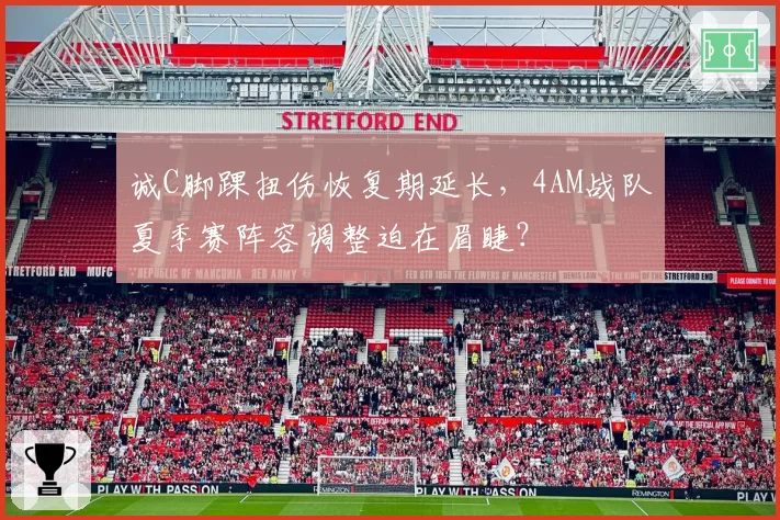 诚C脚踝扭伤恢复期延长,4AM战队夏季赛阵容调整迫在眉睫?